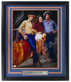 Schneider Wopat Bach Signed Framed 16x20 Dukes of Hazzard Photo JSA - Sports Integrity