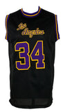 Shaquille O'Neal Signed Custom Black Pro Style Basketball Jersey JSA ITP Sports Integrity
