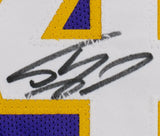 Shaquille O'Neal Signed Custom Purple Pro Style Basketball Jersey JSA ITP Sports Integrity