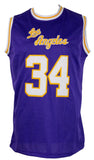 Shaquille O'Neal Signed Custom Purple Pro Style Basketball Jersey JSA ITP Sports Integrity
