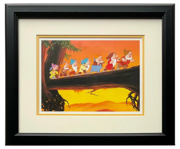 Snow White and the Seven Dwarfs Framed 8x10 Commemorative Heigh Ho Photo Sports Integrity