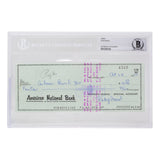 Stan Musial Signed St. Louis Cardinals Bank Check #4349 BGS - Sports Integrity