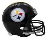 Terry Bradshaw Signed Pittsburgh Steelers Full Size Replica Helmet BAS - Sports Integrity
