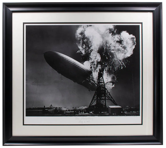The Hindenburg Disaster Framed 16x22 Historical Photo Archive Giclee Sports Integrity