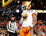 Travis Etienne Signed in Silver 8x10 Clemson Tigers Football Photo BAS Sports Integrity
