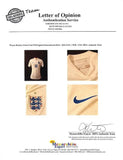 Wayne Rooney Game Used 2014 International Shirt and Ticket Authentic Team LOA Sports Integrity