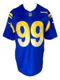 Aaron Donald Signed Los Angeles Rams Blue Nike Limited Jersey BAS ITP