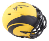 Aaron Donald Signed Los Angeles Rams Rave Mini Speed Helmet BAS