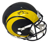 Aaron Donald Signed Los Angeles Rams FS Eclipse Authentic Speed Helmet BAS
