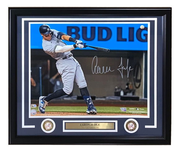 Aaron Judge Signed Framed 16x20 New York Yankees Home Run 62 Photo Fanatics