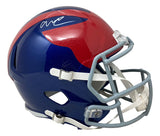 Abdul Carter Signed New York Giants Full Size Alternate Replica Speed Helmet BAS