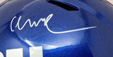 Abdul Carter Signed New York Giants Full Size Replica Speed Helmet BAS