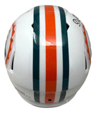 De'Von Achane Signed Miami Dolphins Full Size T/B Replica Speed Helmet BAS
