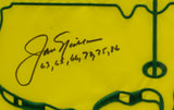 Jack Nicklaus Signed Framed Masters Golf Flag w/ Years Auto 9 JSA LOA BB51015 Sports Integrity