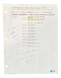 Adam Carolla Kathy Griffin Signed 1999 Billboard Music Awards Document BAS Sports Integrity