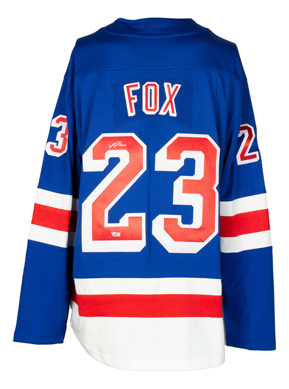 Adam Fox Signed New York Rangers Fanatics Hockey Jersey Fanatics