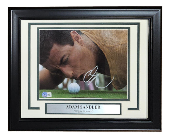 Adam Sandler Signed Framed 8x10 Happy Gilmore Photo BAS BJ001949 Sports Integrity