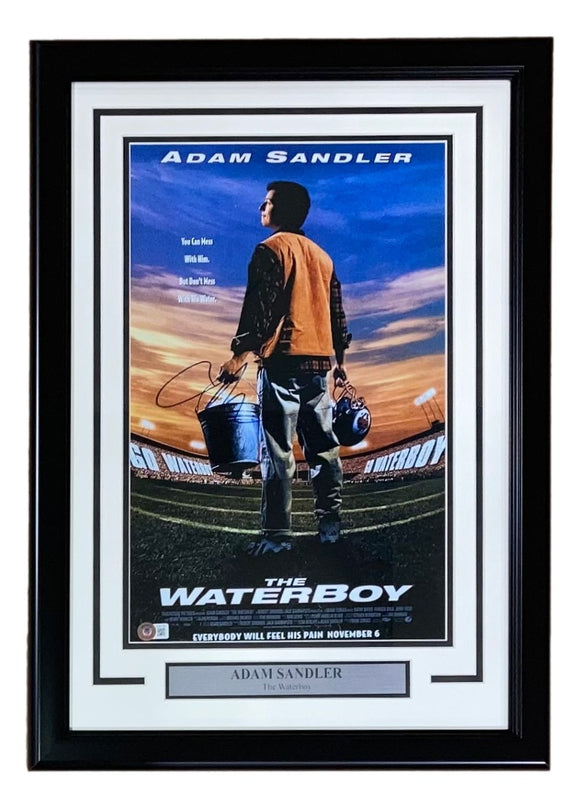 Adam Sandler Signed Framed 11x17 The Waterboy Photo BAS