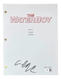 Adam Sandler Signed The Waterboy Movie Script BAS BJ081733 Sports Integrity