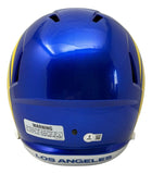 Davante Adams Signed Los Angeles Rams Full Size Replica Speed Helmet BAS w/ Case