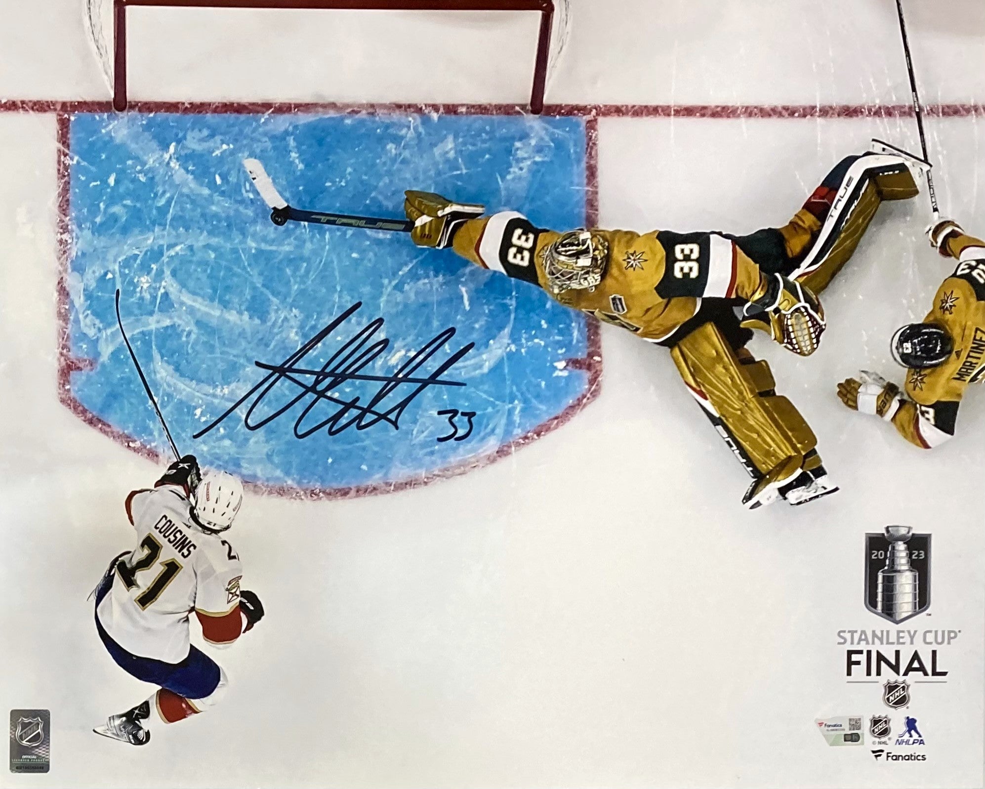 Vegas Golden Knights Inglasco 2023 Stanley Cup Champions Adin Hill Pla –  Vegas Team Store
