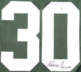 Ahman Green Green Bay Signed Green Pro Cut Football Jersey JSA QR Hologram