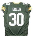 Ahman Green Green Bay Signed Green Pro Cut Football Jersey JSA QR Hologram
