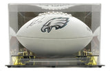 AJ Brown Signed Philadelphia Eagles Logo Football BAS w/ Case - Sports Integrity