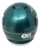 AJ Brown Signed Philadelphia Eagles Mini Speed Helmet BAS - Sports Integrity