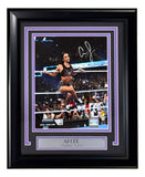 AJ Lee Signed Framed 8x10 WWE Photo Fanatics