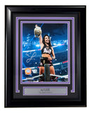 AJ Lee Signed Framed 8x10 WWE Women's IC Champion Photo Fanatics