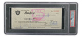 Al Davis Signed Oakland Raiders Bank Check #15905 PSA/DNA Gem MT 10 - Sports Integrity