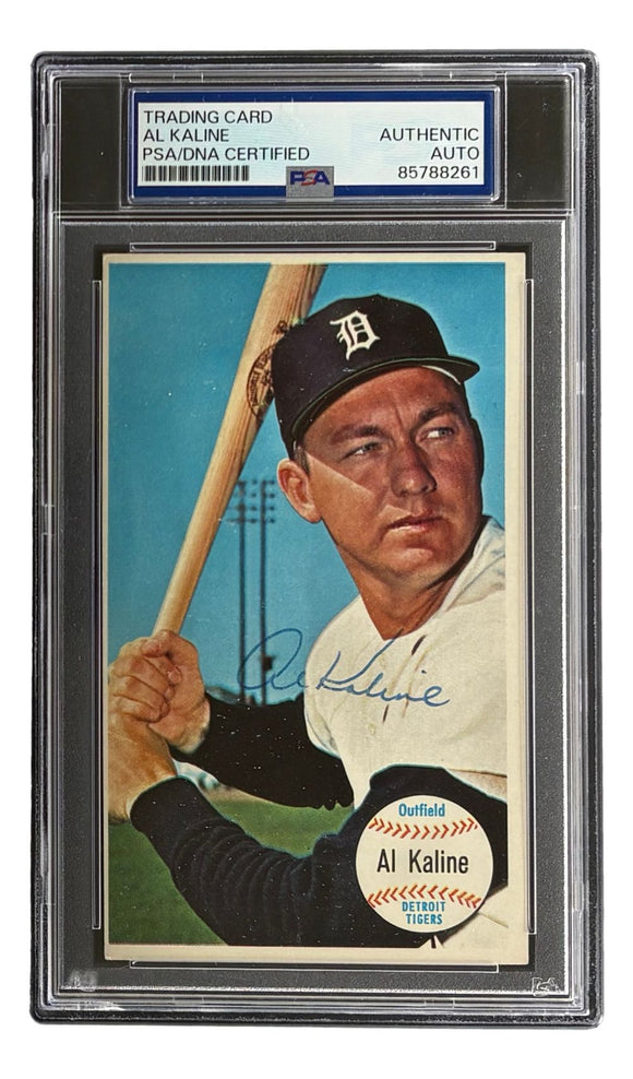 レア　アルゼンチンリーグ　ラヌース Al Kaline Signed 1964 Topps Giants #12 Detroit Tigers Card PSA/DNA