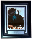 Alan Rickman Signed Framed 8x10 Harry Potter Professor Snape Photo JSA LOA