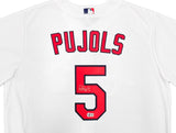 Albert Pujols Signed St. Louis Cardinals White Nike Replica Jersey BAS