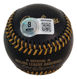 Alex Bregman Chicago Cubs Signed Rawlings Black Leather Baseball BAS