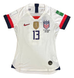 Alex Morgan Signed 2019 Nike USA Women's Home Medium Vaporknit Soccer Jersey BAS