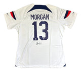 Alex Morgan Signed Nike White USA Women's Soccer Jersey BAS