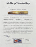 Alex Rodriguez Signed Texas Rangers Game Used Louisville Bat Game Used Insc PSA Sports Integrity