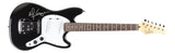 Alice Cooper Signed 39" Black/White Electric Guitar BAS