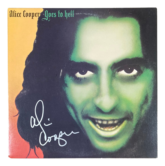 Alice Cooper Signed Alice Cooper Goes To Hell Vinyl Record BAS ITP Sports Integrity