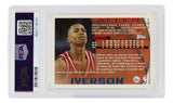 Allen Iverson 1996 Philadelphia 76ers Topps Card #171 PSA/DNA EX-MT 6 Sports Integrity