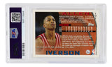 Allen Iverson 1996 Philadelphia 76ers Topps Card #171 PSA/DNA NM- MT 8 Sports Integrity