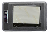 The Allen Iverson Philadelphia 76ers Signed Slabbed Signature Cut by Sports Integrity is encased in a clear PSA/DNA holder, with the card’s mostly white back and faint yellowish text showing, and the PSA label visible on the left.