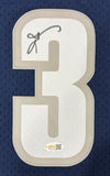 Allen Iverson Signed Georgetown Hoyas 95/96 Navy M&N College Vault Jersey JSA QR