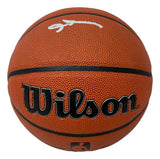 Allen Iverson 76ers Signed Wilson NBA I/O Replica Basketball JSA QR