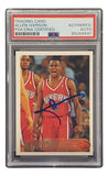 Allen Iverson Signed 1996 Topps #171 Philadelphia 76ers Rookie Card PSA/DNA Sports Integrity