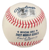 Jose Altuve Houston Astros Signed 2022 World Series Baseball BAS