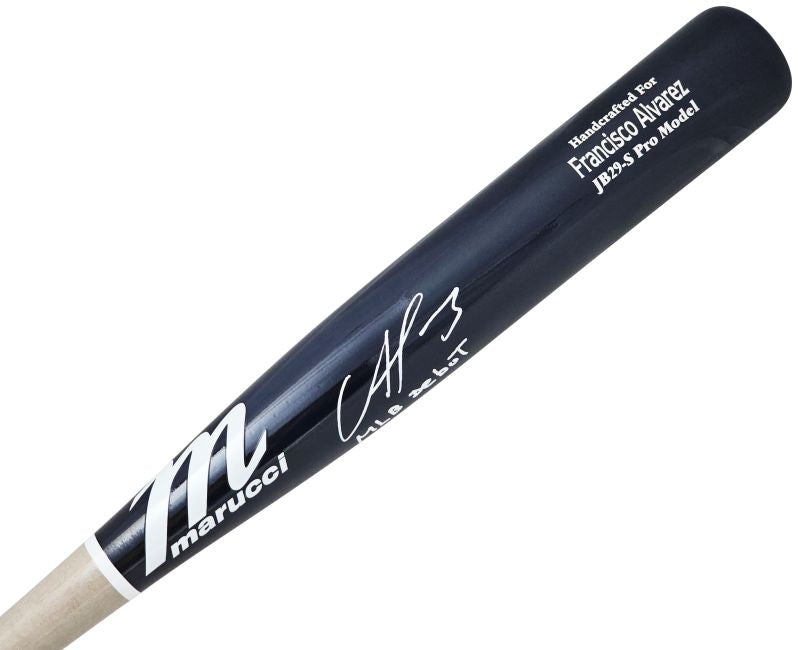 Francisco Lindor New York Mets torpille dédicacée Marucci jeu modèle