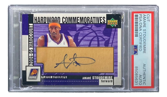 Amare Stoudemire Signed 2004 Upper Deck #HC-AS Phoenix Suns Trading Card PSA/DNA